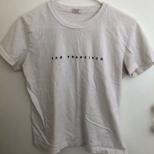 Brandy Melville San Francisco Embroidered Tee